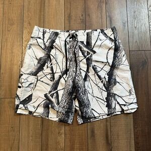 RealTree‎ Hardwoods camo white and black swim trunks size 38